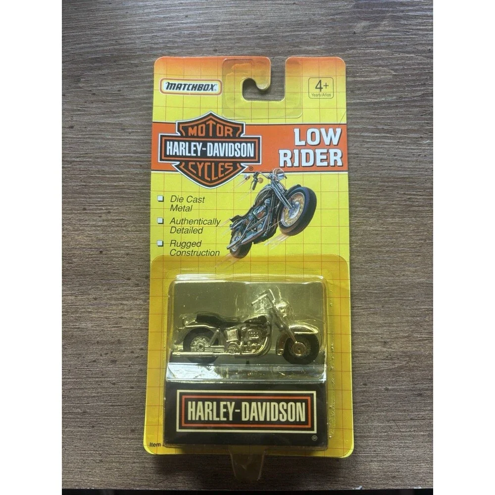 Matchbox Harley-Davidson Low Rider Motorcycle Factory Sealed 1992 Die Cast MOC